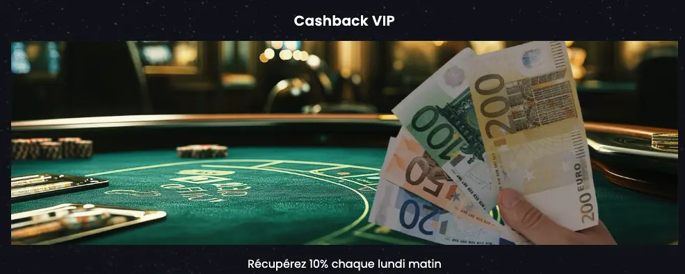 Programme VIP Casino Night - Avantages membres exclusifs